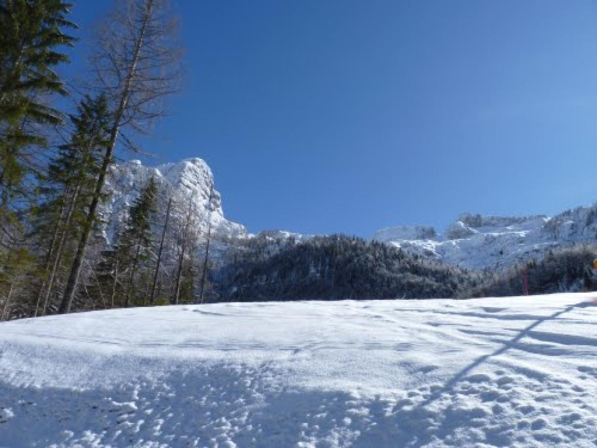 Sella Nevea, una delle località più nevose delle Alpi